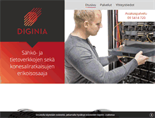 Tablet Screenshot of diginia.fi